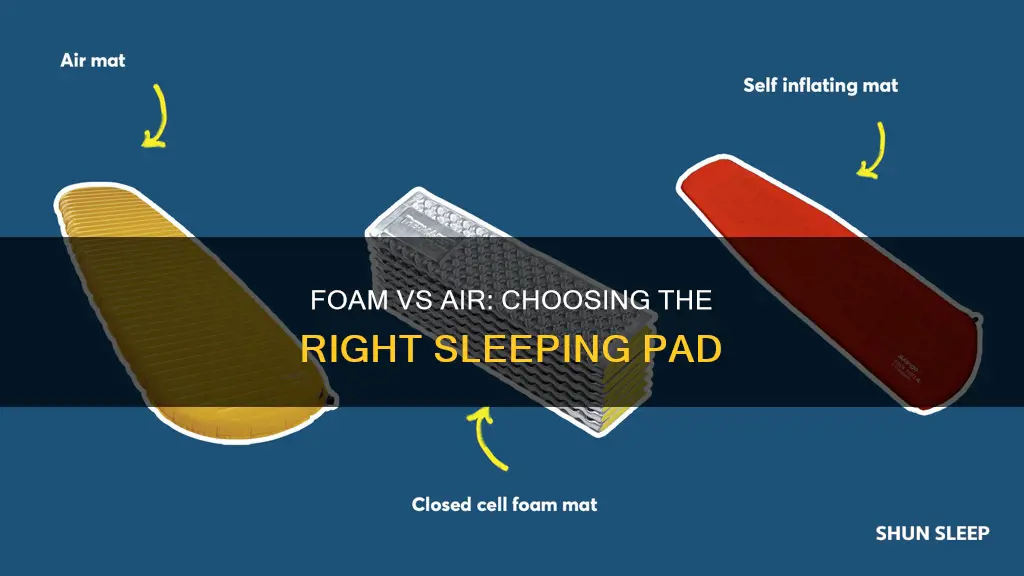 which is better foam or air sleeping pad