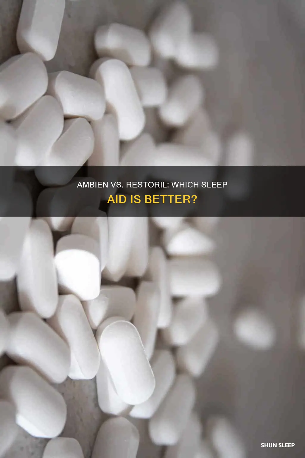 which is better for sleep ambien or restoril