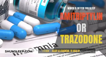 Amitriptyline vs. Trazodone: Which Drug Offers Better Sleep?
