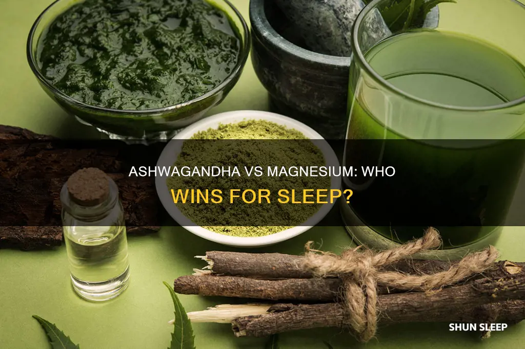 which is better for sleep ashwagandha or magnesium