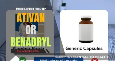 Benadryl vs. Ativan: Which Drug Offers Better Sleep?