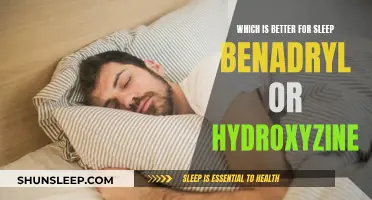 Benadryl vs. Hydroxyzine: Which Helps You Sleep Better?