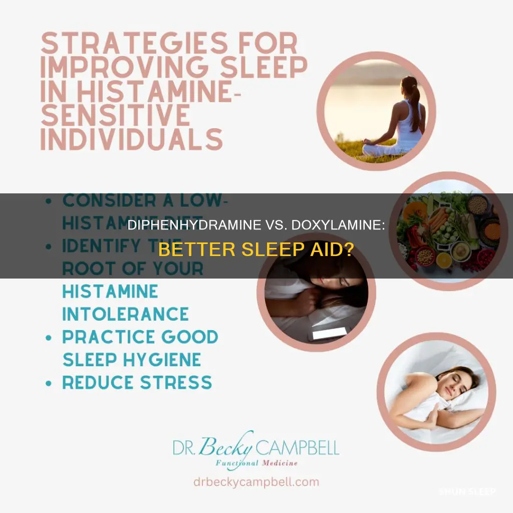 which is better for sleep diphenhydramine or doxylamine