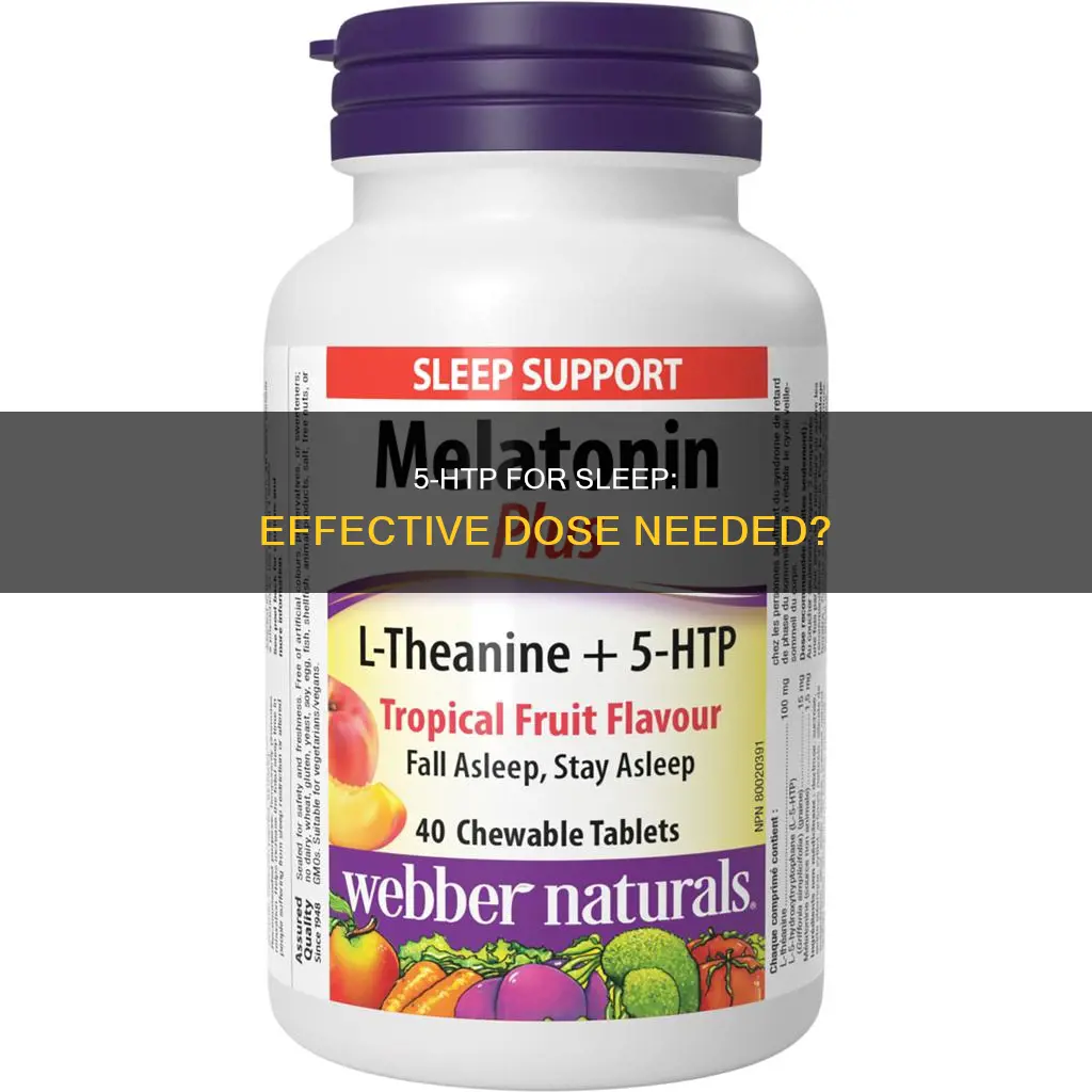 which is better for sleep dose needed for 5 htp