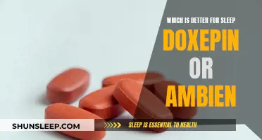 Doxepin vs. Ambien: Which Drug Helps You Sleep Better?