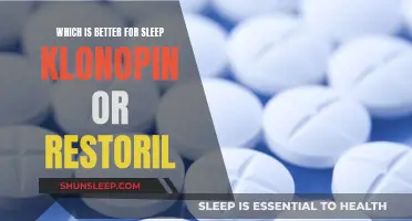 Klonopin vs. Restoril: Which Drug Offers Better Sleep?