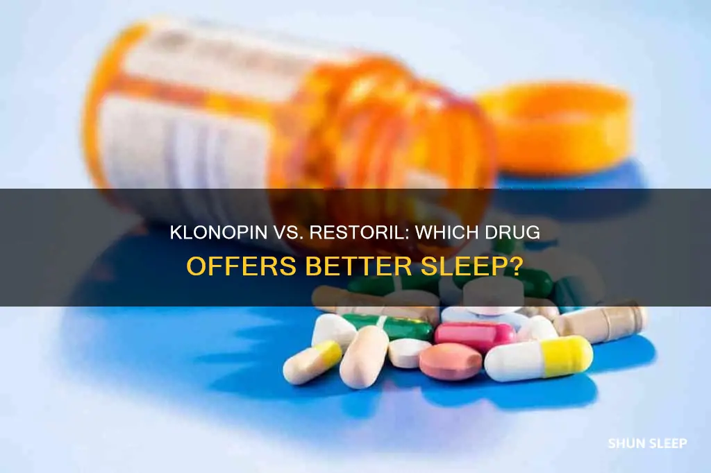 which is better for sleep klonopin or restoril