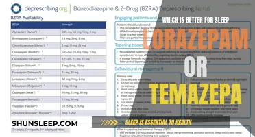 Lorazepam vs. Temazepam: Which Drug Offers Better Sleep?