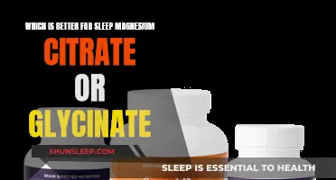 Magnesium Citrate vs. Glycinate: Which Helps Sleep Better?