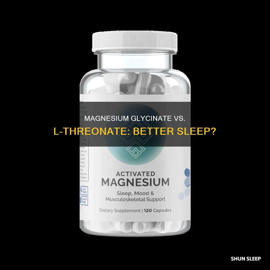 which is better for sleep magnesium glycinate or magnesium l-threonate