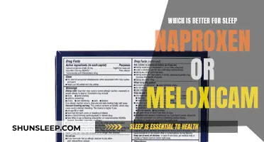 Naproxen vs Meloxicam: Better Sleep Companion?
