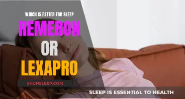 Remeron vs. Lexapro: Which Helps You Sleep Better?