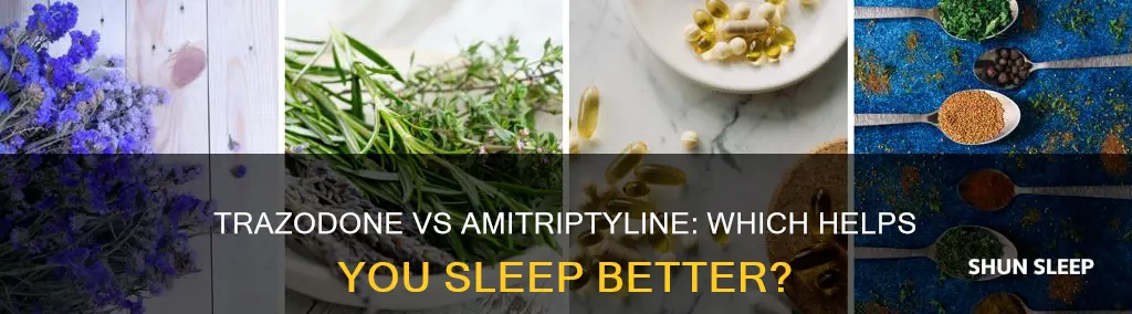 which is better for sleep trazodone or amitriptyline