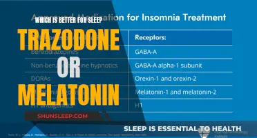Trazodone vs Melatonin: Which is Better for Sleep?