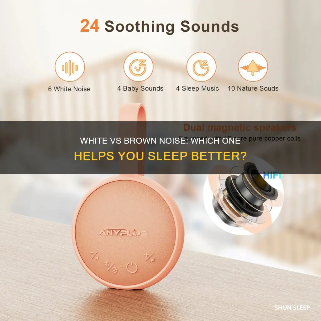 which is better for sleep white or brown noise