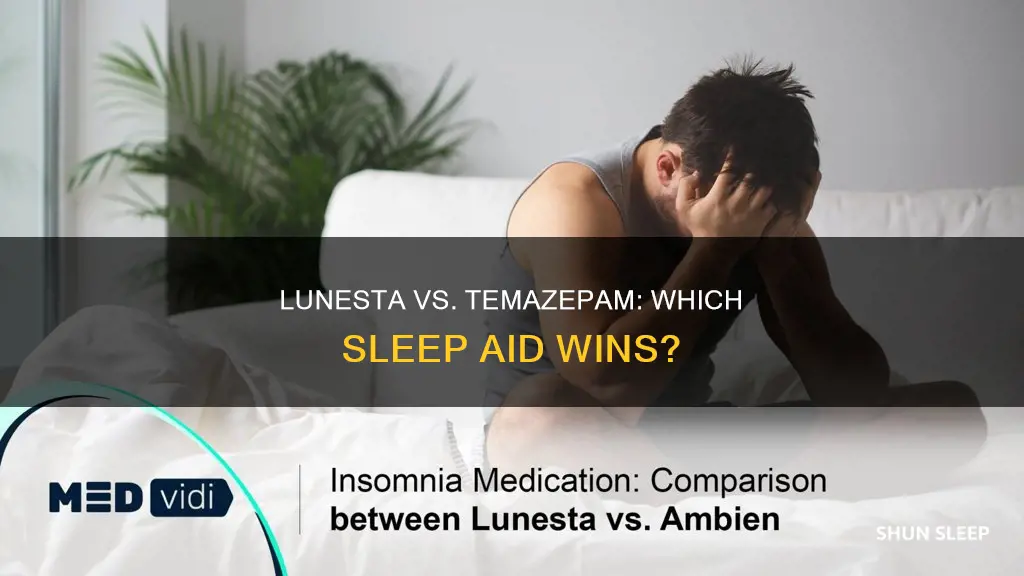 which is better lunesta or temazepam for sleep