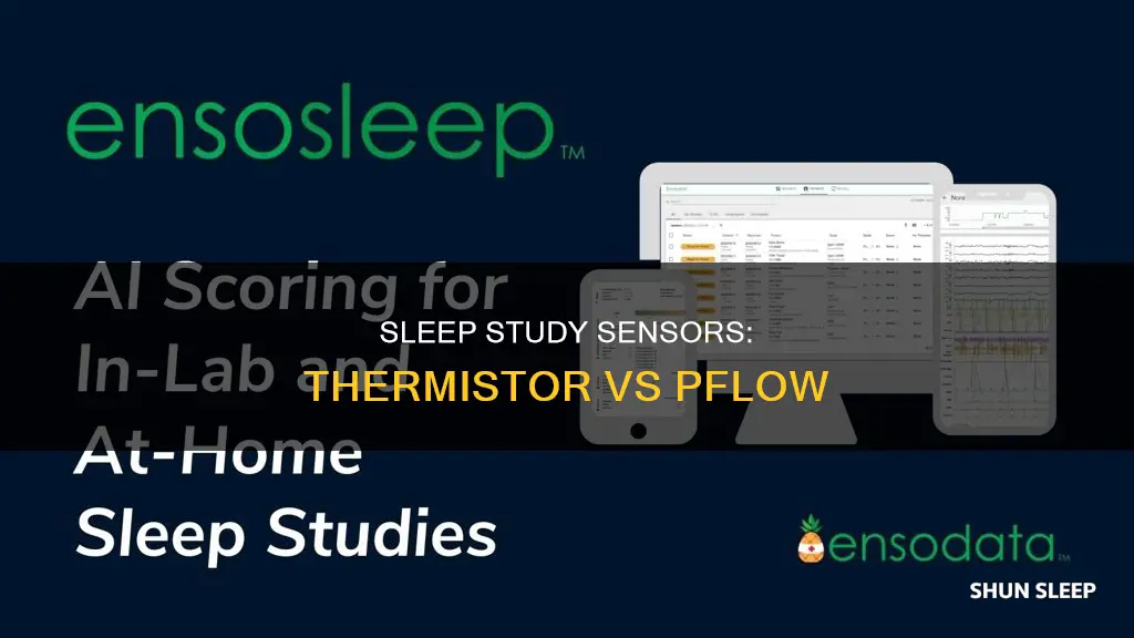 which is used to score sleep the thermistor or pflow