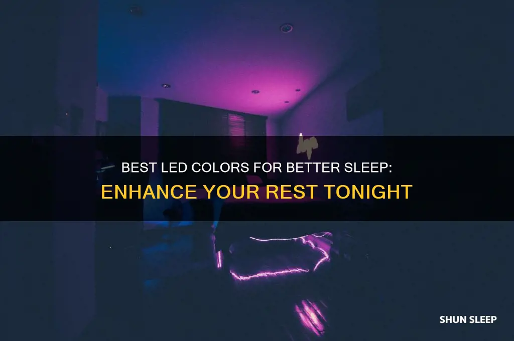 which led color helps you sleep