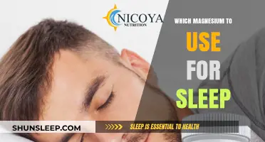 Magnesium and Sleep: Choosing the Right Type