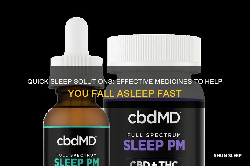 which medicine help to sleep fast