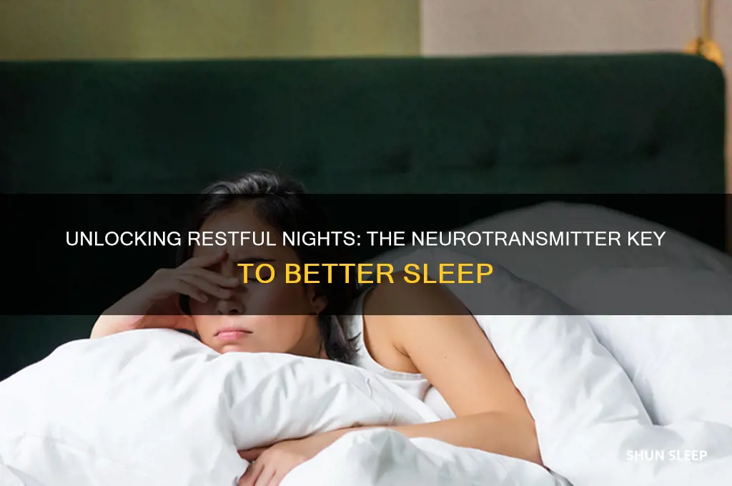 which neurotransmitter helps with sleep