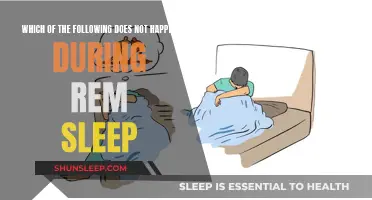 What Doesn't Happen During REM Sleep?