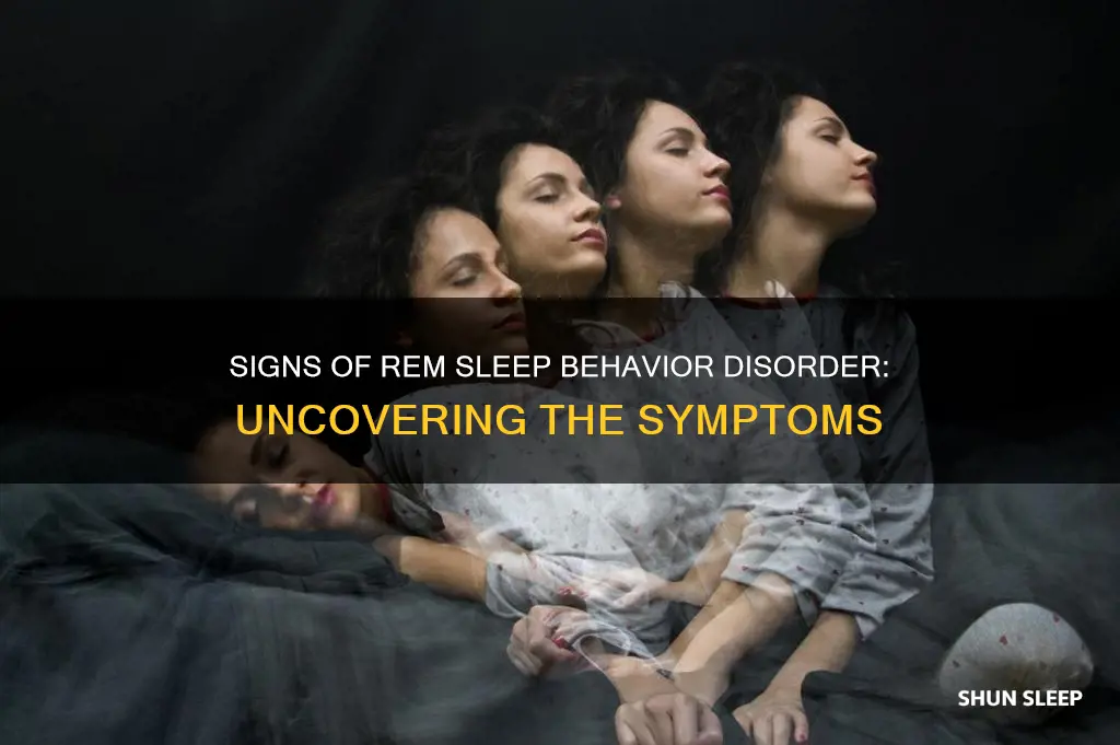 which of the following statements suggest rem sleep behavior disorder