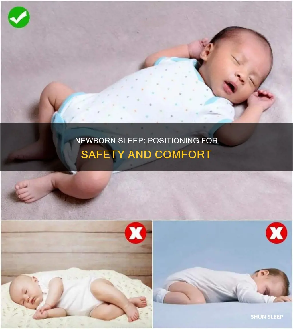 which position should a newborn sleep in