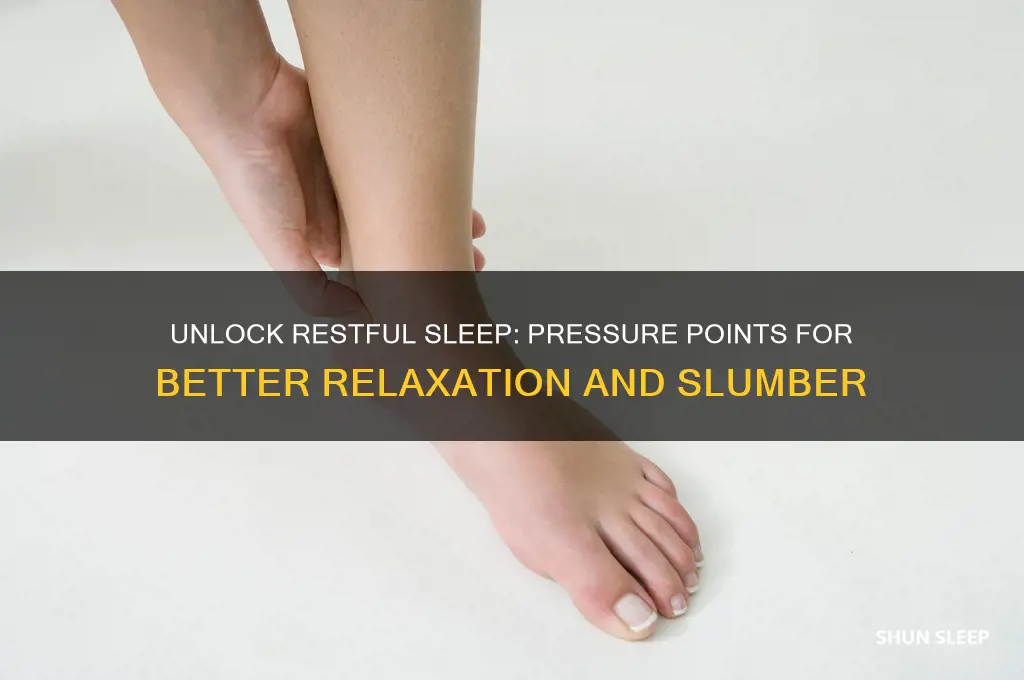 which pressure points help you sleep