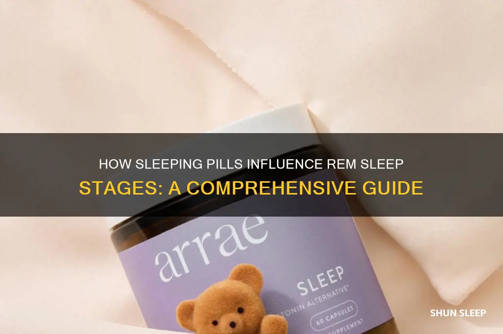 which rem stage does sleeping pills help