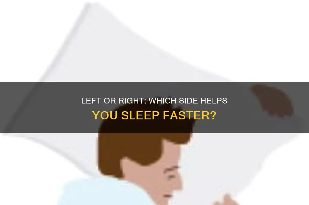 which side helps you sleep faster