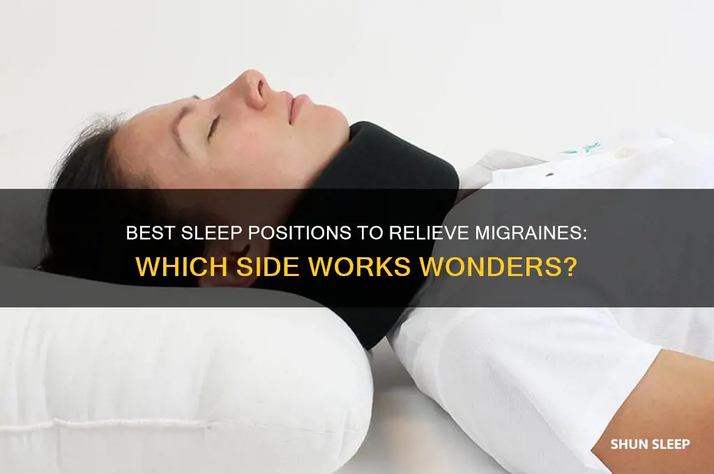 which side to sleep on to get rid of migraines
