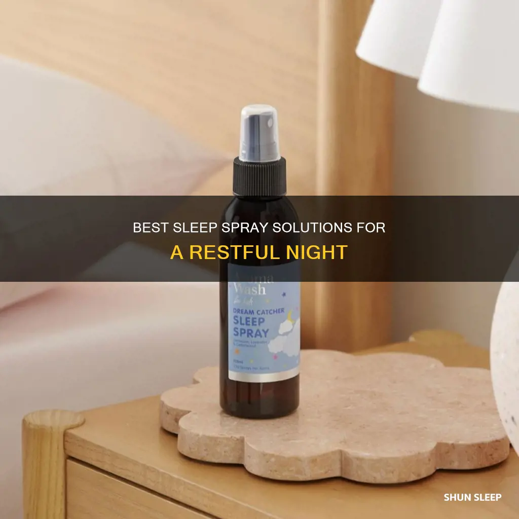 which spray is used for sleeping