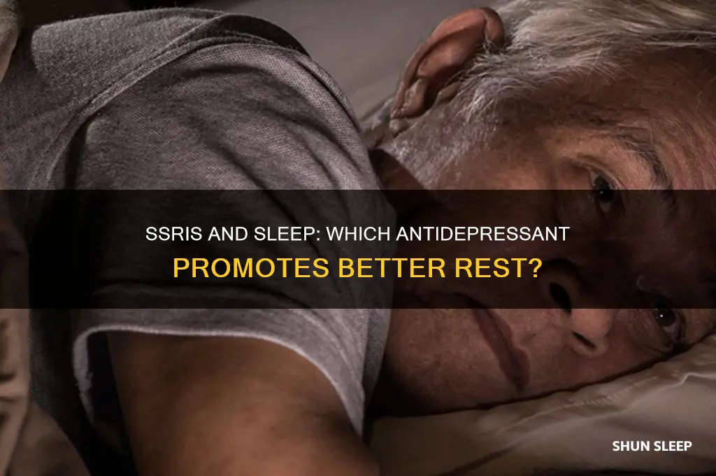 which ssri helps with sleep