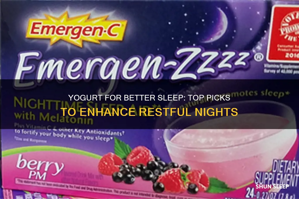 which yogurt help you sleep