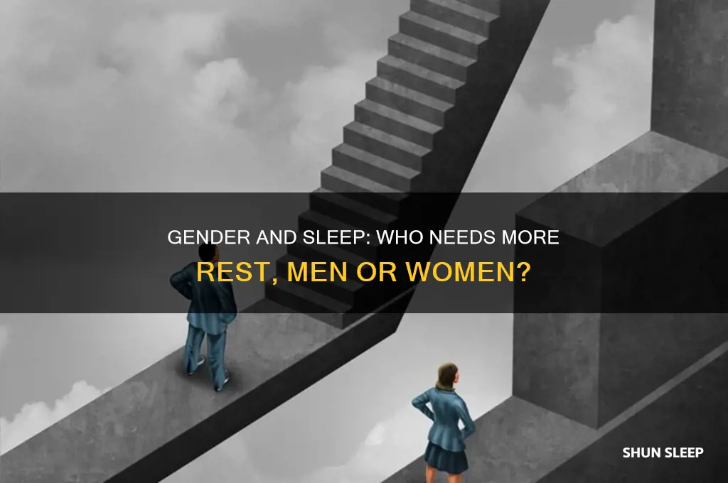 who are supposed to get more sleep men or women