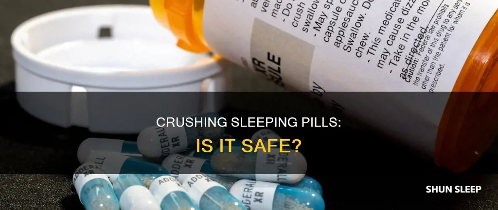 who crushes up sleeping pills