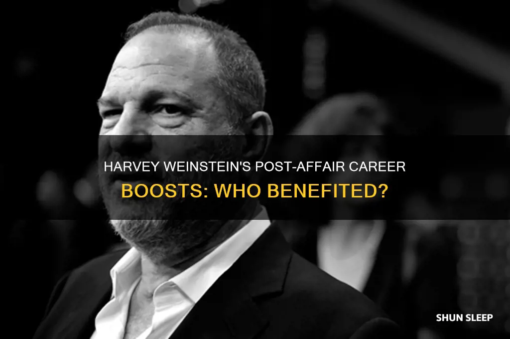 who did harvey weinstein help after sleeping with them