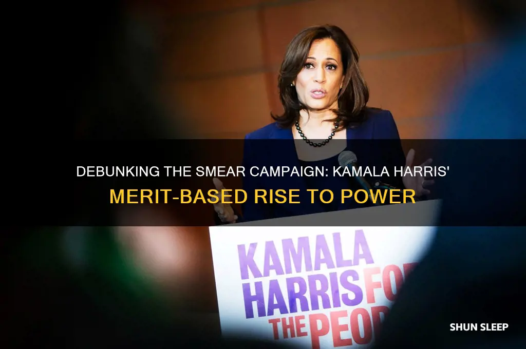 who did khamala harris sleep with to get her job