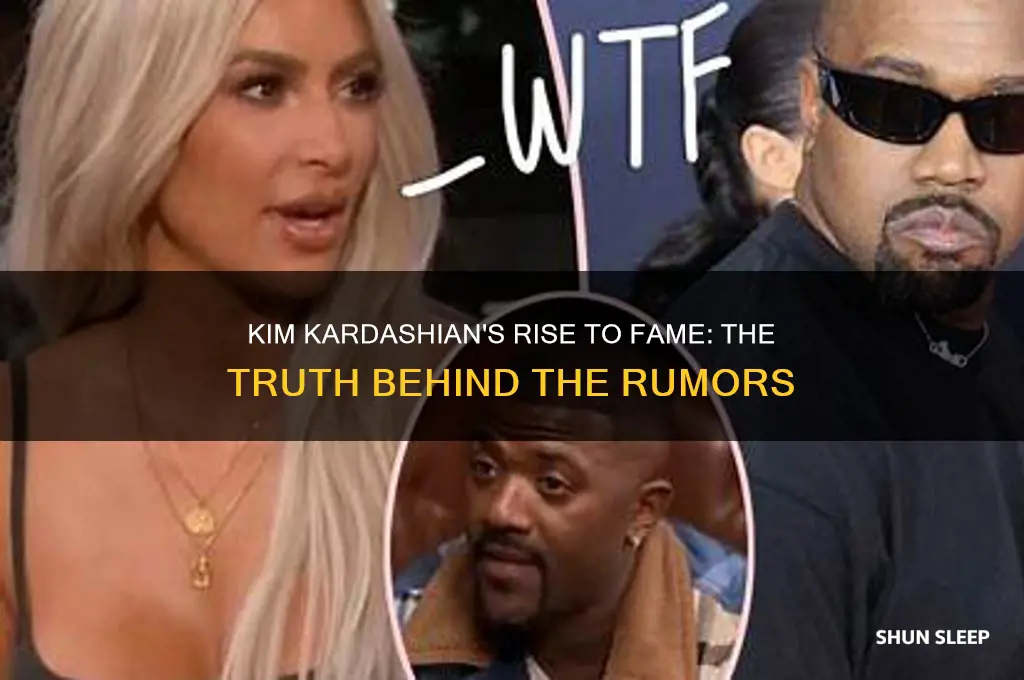 who did kim kardashian sleep with to get famous