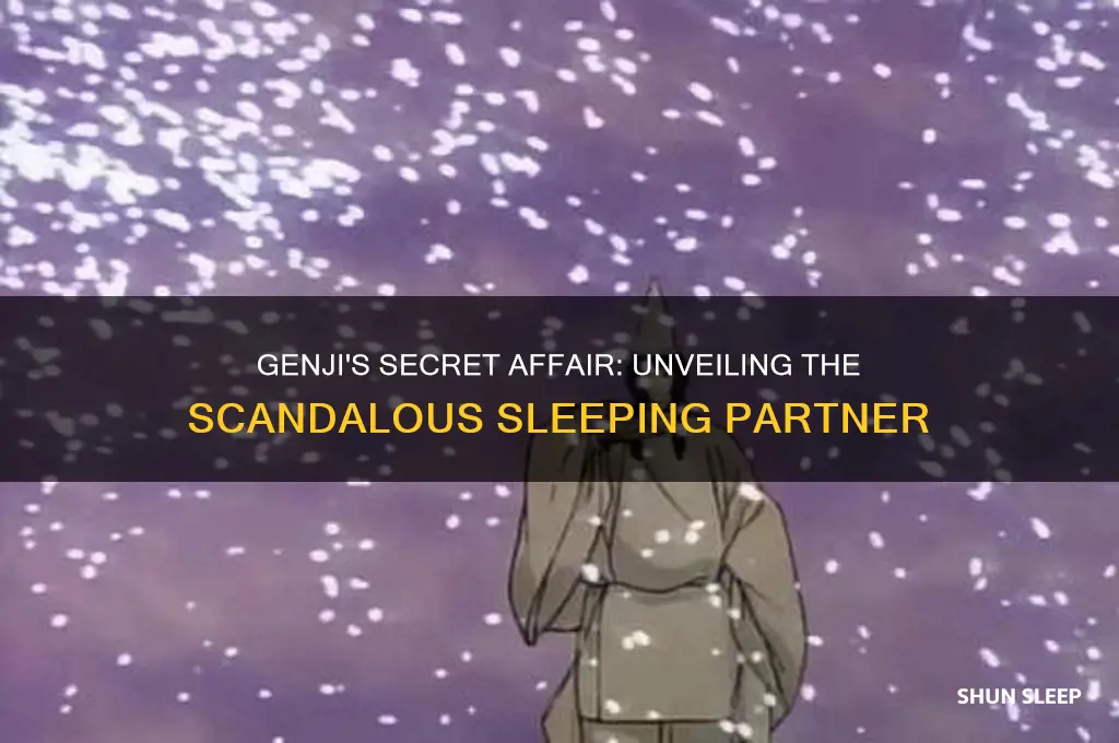 who does genji get caught sleeping with