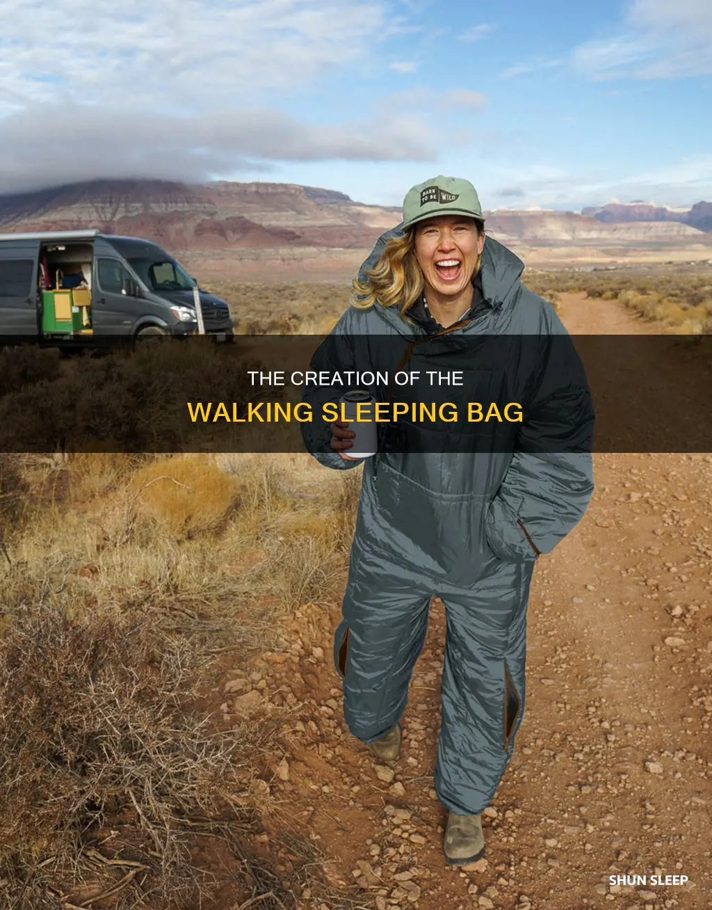 who invented the walking sleeping bag
