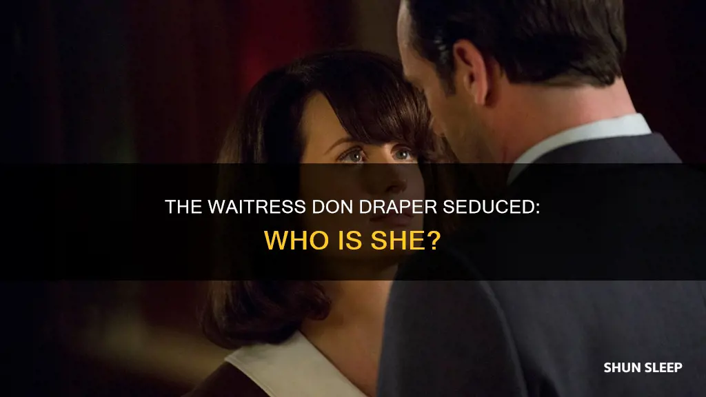 who is the waitress don draper is sleeping with