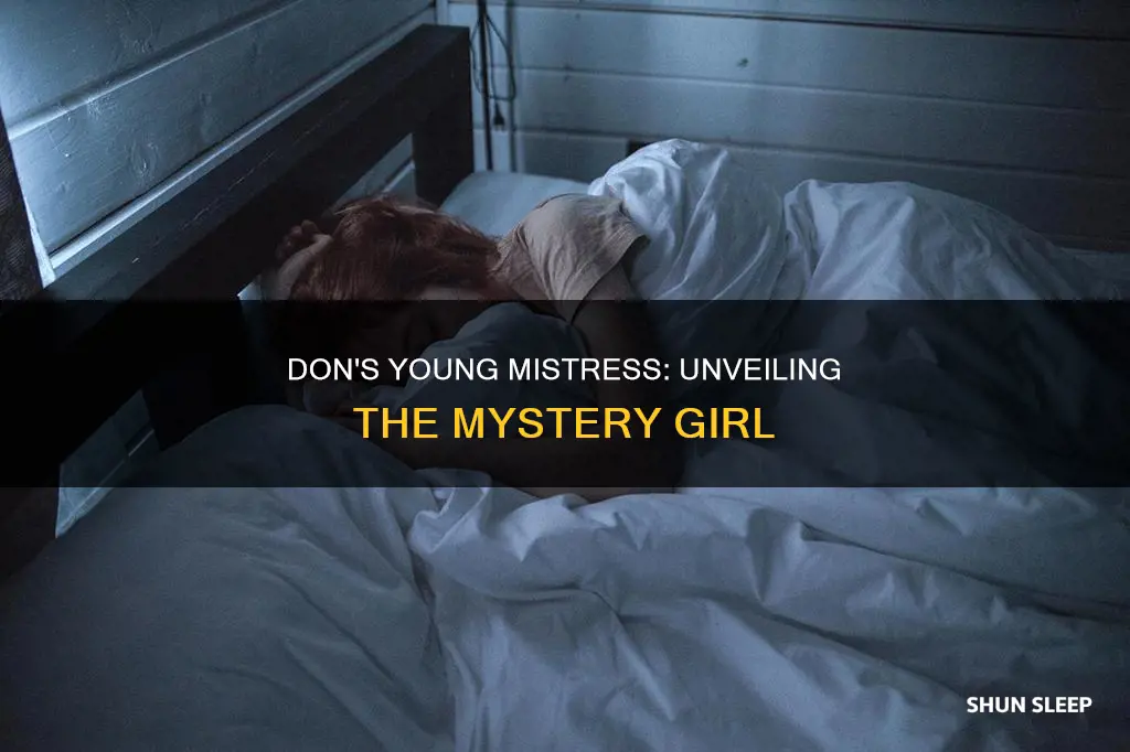 who is the young girl don sleeps with