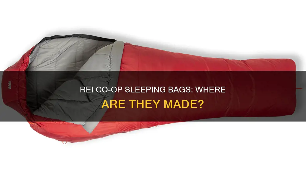 who manufactures rei coop sleeping bags