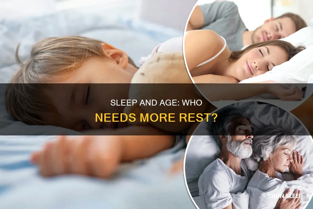 who needs more sleep old or young