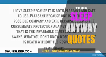 Sleep Deprivation: Quotes to Keep You Going