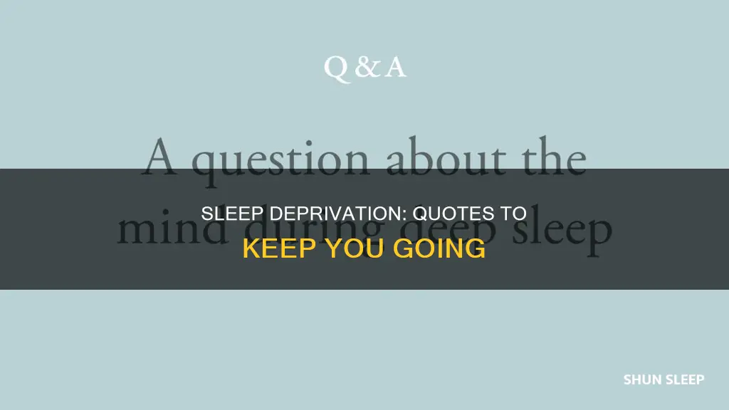who needs sleep anyway quotes