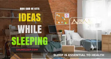 Dreaming Up Genius: Who Said He Gets Ideas While Sleeping?