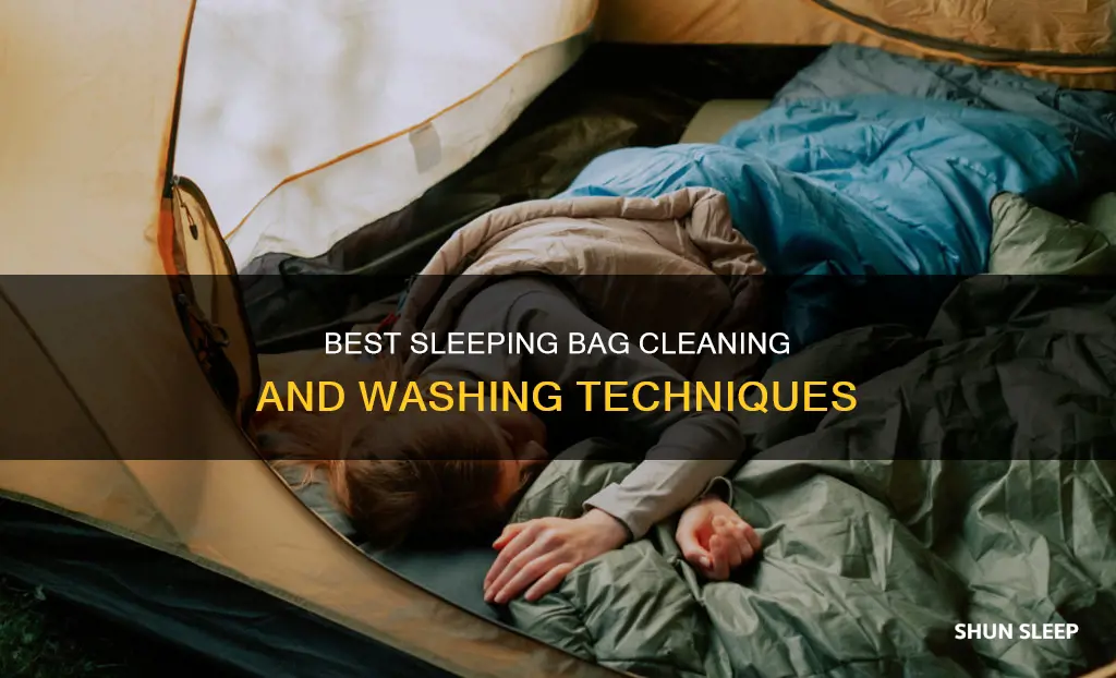 who washes sleeping bags